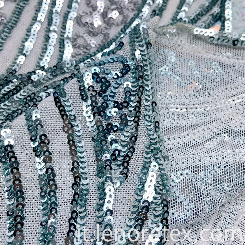 Sequin Mesh Embroidery Fabric